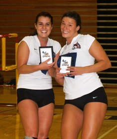 Lauren and Breezy got nominated for the all tournament team for the weekend!
