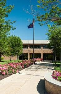 front scenic view of Whitewater Hall 