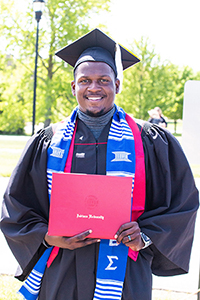 Rico Butler of South Bend, Indiana, is a 2021 graduate. He completed his Bachelor of Science in Criminal Justice degree online.